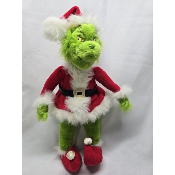 Dr Suess Grinch Plush Beverly Hills Teddy Bear Co. Posable Plush 16" READ INFO - Picture 10 of 14